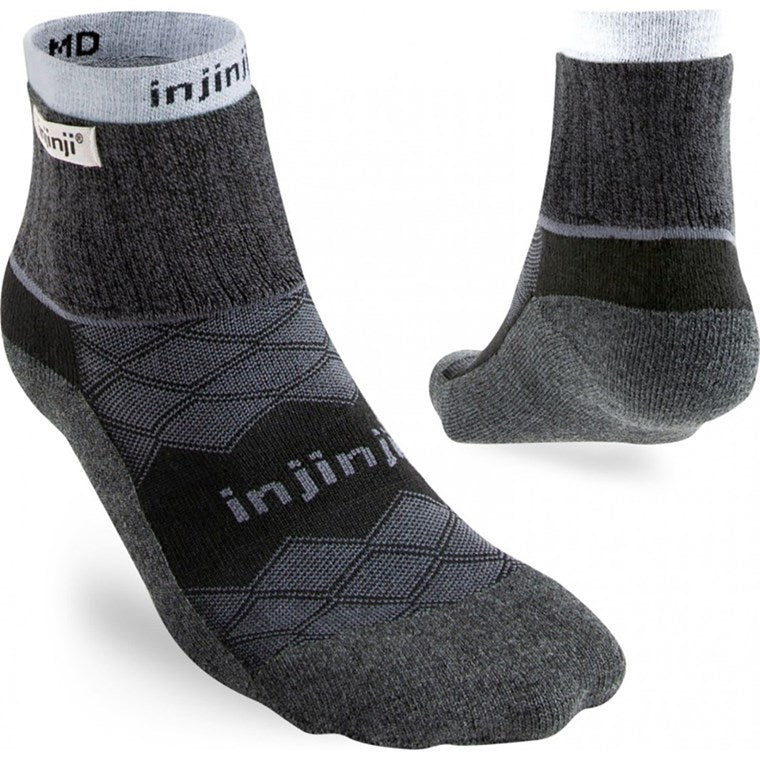 Men's INJINJI Liner + Runner Mini Crew BLA